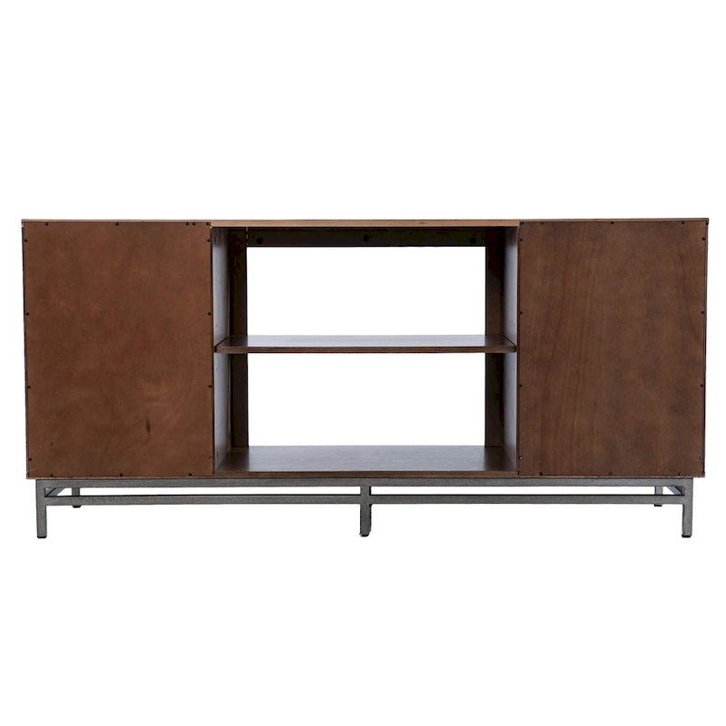 SEI Furniture Dibbonly Media TV Stand w/ Storage for TV's up to 56