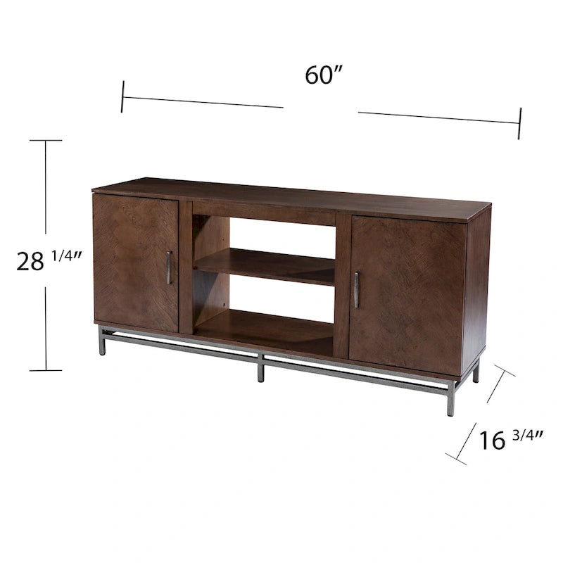 SEI Furniture Dibbonly Media TV Stand w/ Storage for TV's up to 56