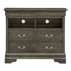 Louis Phillipe Wooden Media Chest
