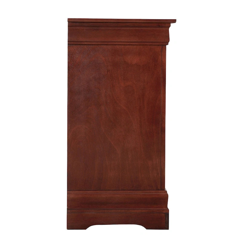 Louis Phillipe Wooden Media Chest
