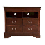 Louis Phillipe Wooden Media Chest