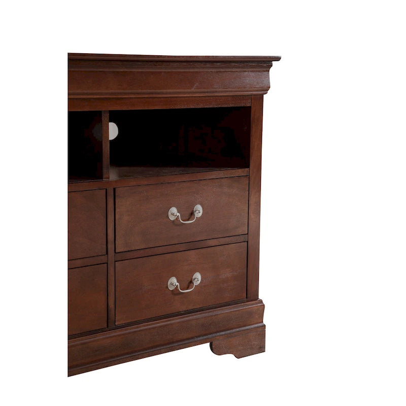 Louis Phillipe Wooden Media Chest