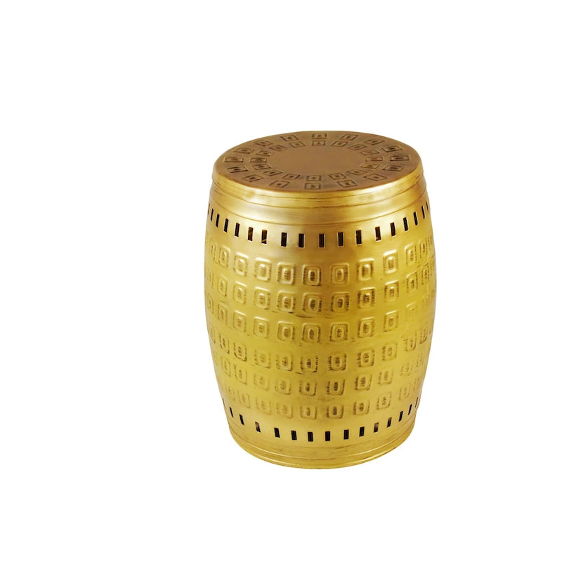 Saffron Fabs Multiple Purpose Hand Crafted Metal Stool/Table