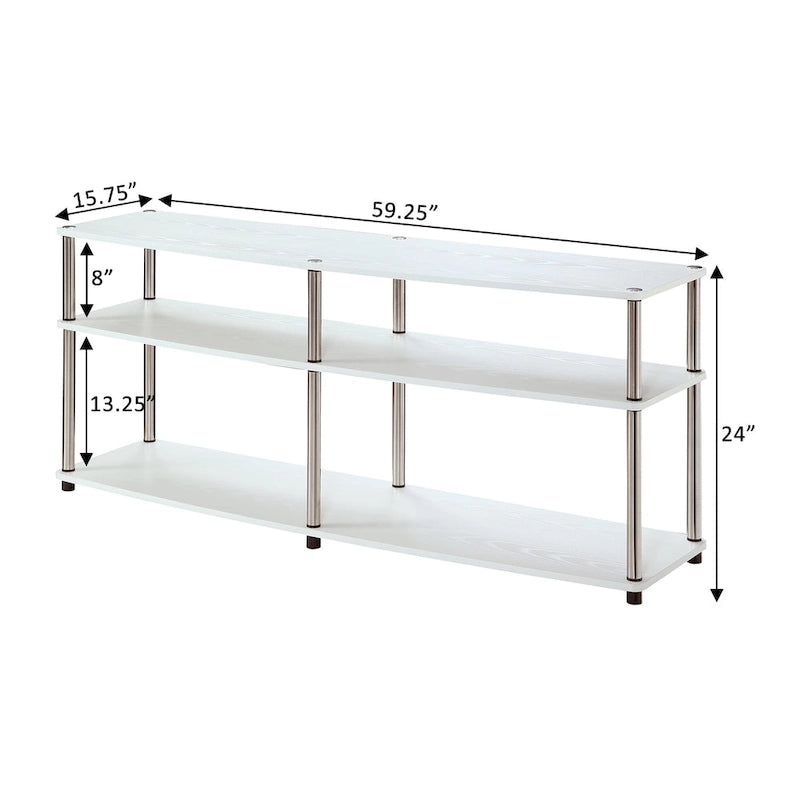 Convenience Concepts Designs2Go 3 Tier 65 inch TV Stand