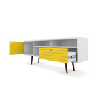 Manhattan Comfort Liberty 70.86 In. Mid Century-Modern Media Cabinet Console