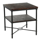 End Table with Storage Shelf