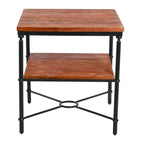 End Table with Storage Shelf