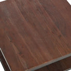 End Table with Storage Shelf