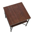 End Table with Storage Shelf