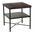 End Table with Storage Shelf