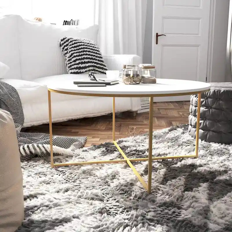 Signature Design by Ashley Coylin Cocktail Table - Tempered Glass Table