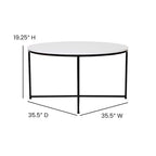 Signature Design by Ashley Coylin Cocktail Table - Tempered Glass Table