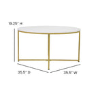 Signature Design by Ashley Coylin Cocktail Table - Tempered Glass Table