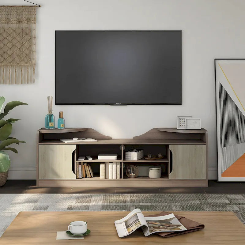 Fetz Rustic 72-inch Multi-functional Storage TV Console by Furniture of America