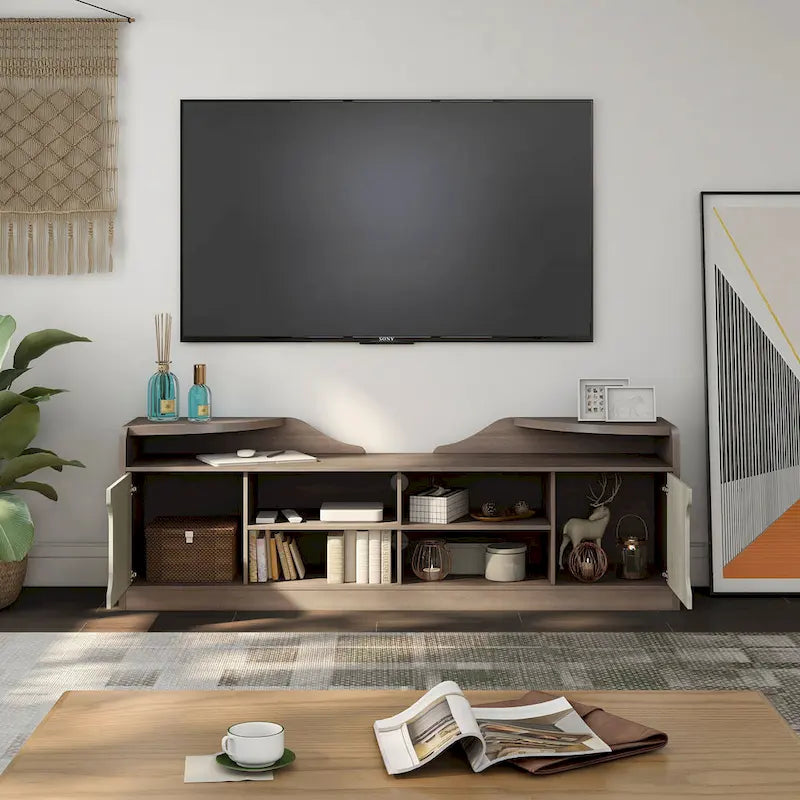Fetz Rustic 72-inch Multi-functional Storage TV Console by Furniture of America