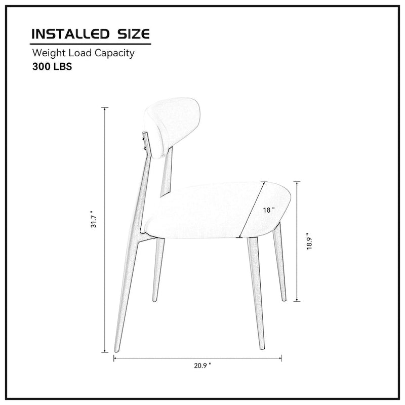 Modern Grey Curved Backrest Round Upholstered Dining Chairs Set of 2/ 4/ 6