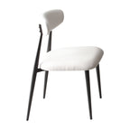 Modern Grey Curved Backrest Round Upholstered Dining Chairs Set of 2/ 4/ 6