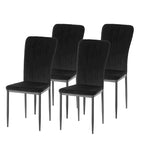 Modern And Contemporary Tufted Velvet Upholstered Dining Chair