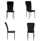 Modern And Contemporary Tufted Velvet Upholstered Dining Chair