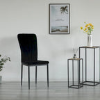 Modern And Contemporary Tufted Velvet Upholstered Dining Chair