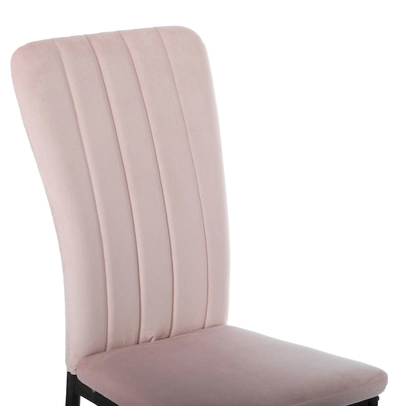 Modern And Contemporary Tufted Velvet Upholstered Dining Chair