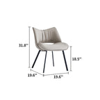 5 Piece 62.9 inch to 94.4 inch Extendable Dining Table Set with Sintered Stone Top 4 Chairs
