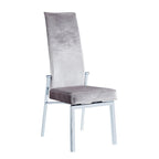 Somette Domino 5-Piece Dining Set with Gray Motion-back Chairs