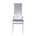Somette Domino 5-Piece Dining Set with Gray Motion-back Chairs