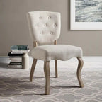 Array Vintage French Upholstered Dining Side Chair