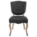 Array Vintage French Upholstered Dining Side Chair