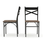 DH BASIC Small Space 2-Person Dining Set by Denhour
