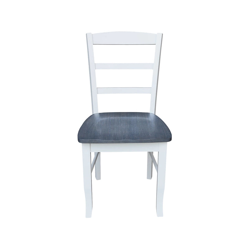 42 Drop Leaf Dining Table with 4 Ladderback Chairs - 5 Piece Set