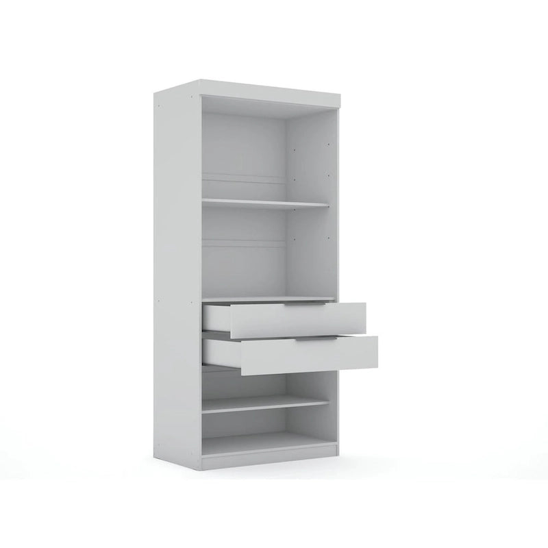 Mulberry 2.0 Sectional Modern Armoire Wardrobe Closet