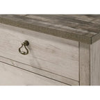 Anallese 5 Piece Drift Wood Rustic Panel Bedroom Set