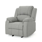 Mozelle Classic Fabric Gliding Recliner by Christopher Knight Home