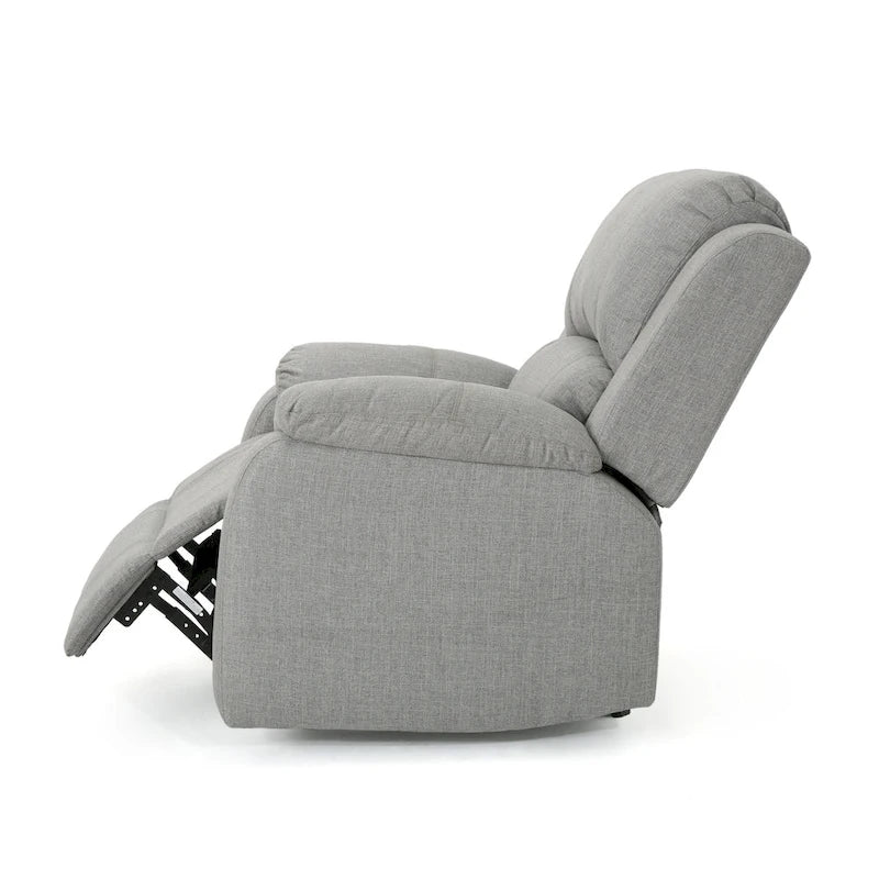 Mozelle Classic Fabric Gliding Recliner by Christopher Knight Home