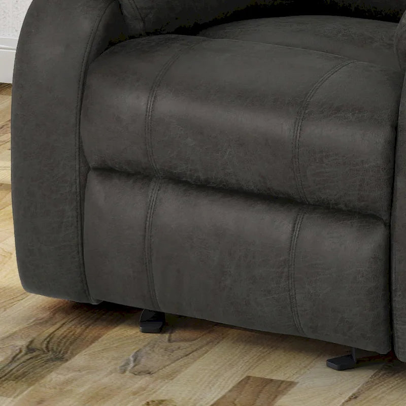 Mozelle Classic Fabric Gliding Recliner by Christopher Knight Home