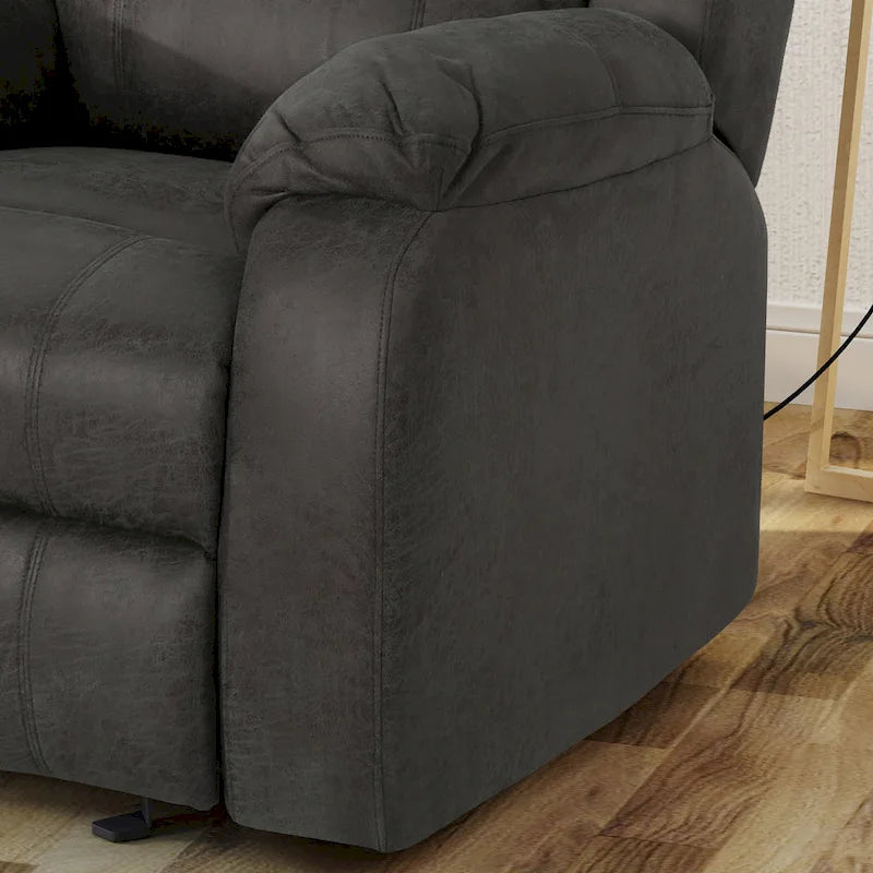 Mozelle Classic Fabric Gliding Recliner by Christopher Knight Home