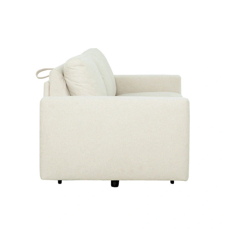 Stearns & Foster Paolo 82 in. Queen Sleeper Sofa with 5in Memory Foam Mattress