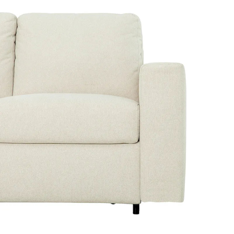 Stearns & Foster Paolo 82 in. Queen Sleeper Sofa with 5in Memory Foam Mattress