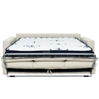 Stearns & Foster Paolo 82 in. Queen Sleeper Sofa with 5in Memory Foam Mattress