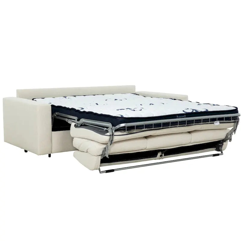 Stearns & Foster Paolo 82 in. Queen Sleeper Sofa with 5in Memory Foam Mattress