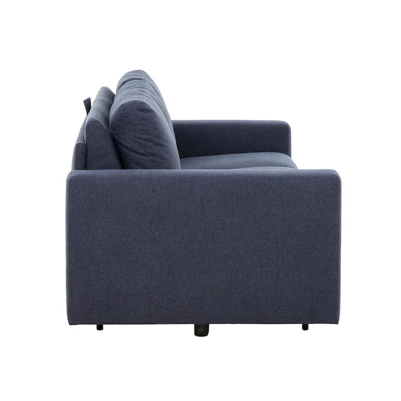 Stearns & Foster Paolo 82 in. Queen Sleeper Sofa with 5in Memory Foam Mattress