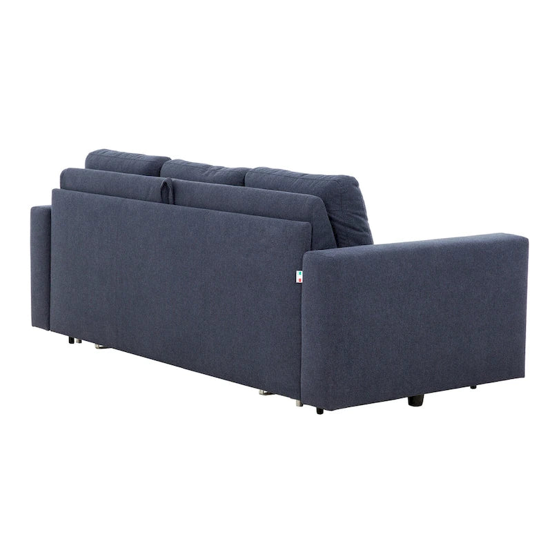 Stearns & Foster Paolo 82 in. Queen Sleeper Sofa with 5in Memory Foam Mattress
