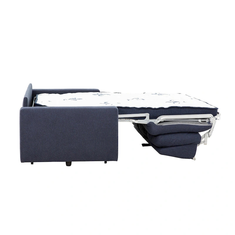 Stearns & Foster Paolo 82 in. Queen Sleeper Sofa with 5in Memory Foam Mattress
