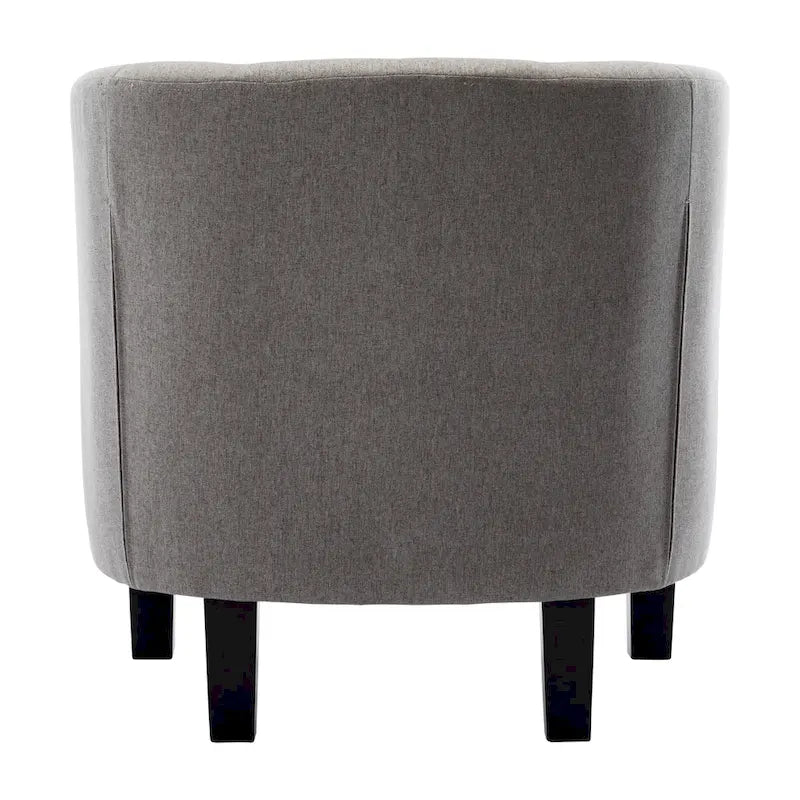 Corvus Oxonia Tufted Fabric Upholstered Club Chair