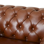 Castalia Chesterfield Tufted Club Chair by Christopher Knight Home - 39.00 L x 33.50 W x 28.00 H