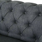 Castalia Chesterfield Tufted Club Chair by Christopher Knight Home - 39.00 L x 33.50 W x 28.00 H