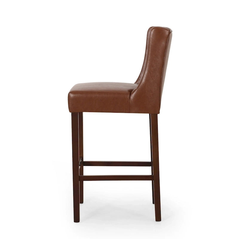 Bayliss Contemporary Wingback Barstools (Set of 2) by Christopher Knight Home