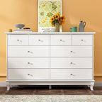 Lacquer Dresser 55.1Wide Storage Chest Storage Dresser Bedroom